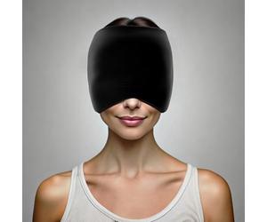 Masque 360° avec double couche de gel chaud/froid - colcoris noir [newgen medicals]
