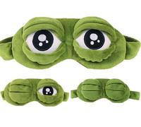 Masque 3D Grenouille Sommeil pour Enfants, BetterJonny Masque pour Les Yeux de Grenouille Drôle Nouveauté Grenouille Masque de Sommeil Enfant Cache Yeux pour Dormir pour Femmes Enfants Hommes