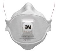 Masque 3M Aura 9332 anti-poussières pliable FFP3 avec soupape x 10