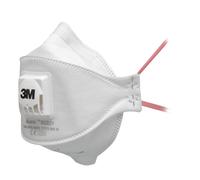 Masque 9332+ antipoussières FFP3 grand confort avec valve - Lot de 5 - 3M - 9332N05 00 TU