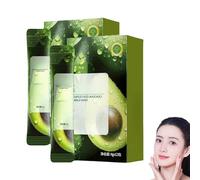 Masque à bulles pour avocat - Nettoyage en profondeur - Masque à bulles hydratant pour éliminer les points noirs - Mousse rapide