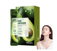 Masque à bulles pour le visage à l'avocat, masque à bulles d'avocat, masque à bulles à l'acide complexe d'avocat, masque à bulles pour nettoyage en profondeur, masque en mousse nettoyante à l'avocat,