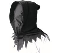 Masque à capuche fantôme fantôme capuche masque ninja ninja marron pour hommes horreur halloween masque halloween effrayant
