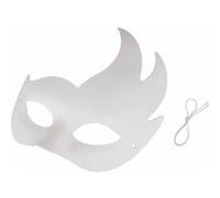 Masque à Décorer "Venise" 21cm Blanc G