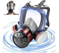 Masque à gaz intégral 40 mm avec filtre P-A-1, pour survie nucléaire, chimique, poussière, soudage, peinture, protection complète