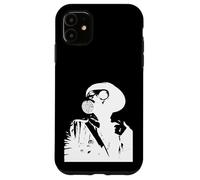 Masque à gaz Pochoir Graffiti en blanc Coque pour iPhone 11