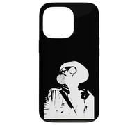 Masque à gaz Pochoir Graffiti en blanc Coque pour iPhone 13 Pro