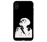 Masque à gaz Pochoir Graffiti en blanc Coque pour iPhone XS Max