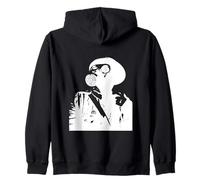 Masque à gaz Pochoir Graffiti en Blanc Sweat à Capuche