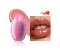 Masque à lèvres fruits design d ' œufs portable avec à boule pelucheuse pour tous les sexes et types de peau Masque en forme d ' œufs