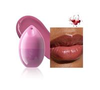 Masque à lèvres fruits design d ' œufs portable avec à boule pelucheuse pour tous les sexes et types de peau Masque en forme d ' œufs