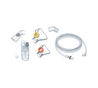 Beurer IH 26 Kids Accessoires, kit de remplacement à utiliser avec l'inhalateur IH 26 Kids, dispositif médical désinfectable, nébuliseur, embout buccal, 2 masques, tuyau d'air comprimé et 10 filtres