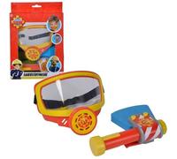 Simba 109252476 - Masque à oxygène Sam Le Pompier avec élastique et Hache