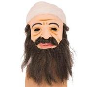 Masque adulte latex de ben laden - homme arabe - accessoire deguisement G