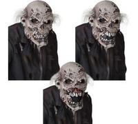 Masque Adulte Zombie Mâchoire Articulée - Chair - Taille Unique Blancs G