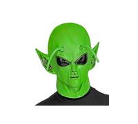 Masque alien vert tète complète latex