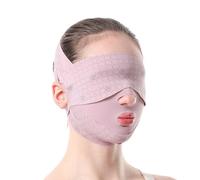 Masque amincissant pour le visage, pour le sommeil, utilisant un mélange de nylon et de spandex lisse et une structure flexible à 360 degrés, ceinture amincissante pour le visage