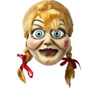 Masque Annabelle deluxe pour femme et homme ▶ Films de peur, Les Dossiers Warren, Halloween, Horreur, accessoire pour déguisement