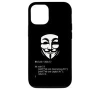 Masque Anonyme Guy Fawkes Masque Hacker Group Coque pour iPhone 12/12 Pro