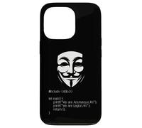 Masque Anonyme Guy Fawkes Masque Hacker Group Coque pour iPhone 13 Pro