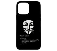 Masque Anonyme Guy Fawkes Masque Hacker Group Coque pour iPhone 13 Pro Max