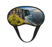 Masque anti-lumière anti-falaises d'Irlande pour aider au sommeil, masque de sommeil occultant confortable pour voyage, yoga, couverture douce des yeux