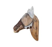 Kentucky Horsewear Masque Anti-Mouches Classic avec Oreilles et Franges Nasales - Argent - Pur sang