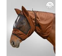 Masque anti-mouches anti-eczéma pour cheval Waldhausen Marron XFull