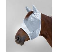 Masque anti-mouches avec protection d'oreilles pour cheval Waldhausen Premium Gris Full