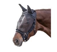Masque anti-mouches avec protection d'oreilles pour cob Waldhausen Premium Noir Cob
