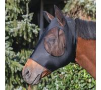 Masque anti-mouches avec protège-oreilles pour cheval USG Noir Full