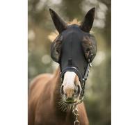Masque anti-mouches en lycra pour cheval Lami-Cell Bleu M
