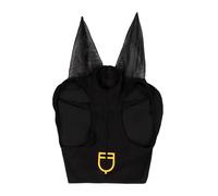 Masque anti-mouches en lycra sans filet pour les yeux Equestro Noir S