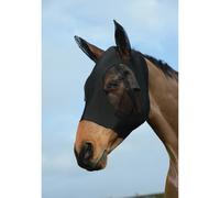 Masque anti-mouches extensible des yeux et oreilles pour cheval Weatherbeeta Deluxe Bug Noir Cob