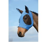 Masque anti-mouches extensible des yeux et oreilles pour cheval Weatherbeeta Deluxe Bug - royal blue/black - Shetland