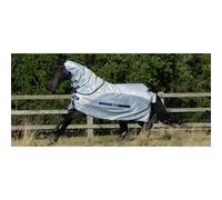Masque anti-mouches impérméable pour cheval Bucas Buzz-off Bleu 105 cm