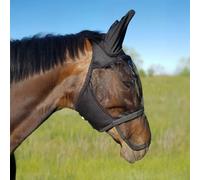 Masque anti-mouches pour cheva avec protection nasale York Noir Cob/Full