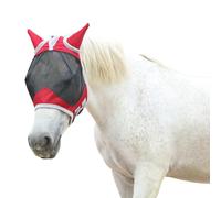 Masque anti-mouches pour cheval avec cache-oreilles | Ouverture Forelock pour un soin de la crinière sans enchevêtrement | Protection UV et maille respirante | Ajustement sans frottement et meilleure