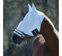 Masque anti-mouches pour cheval avec oreilles Horze Bleu Full