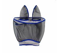 Masque anti-mouches pour cheval avec oreilles - Protection UV en maille fine super confortable, respirabilité réglable, masque de cheval pour poulain miniature, cob srabian complet