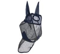 Masque anti-mouches pour cheval avec protection Covalliero Bleu Full