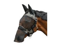 HKM Premium Masque anti mouches protection du naseau Gris Taupe Cheval