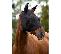 Masque anti-mouches pour cheval Covalliero FinoStretch Noir Poney