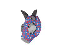 Masque anti-mouches pour cheval élastique à enfiler Horze Rouge Poney
