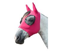 Masque anti-mouches pour cheval élastique HKM Rose XL