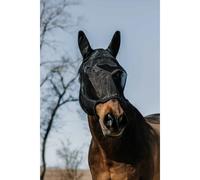 Masque anti-mouches pour cheval Equithème Anatomic Noir M