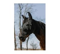 Masque anti-mouches pour cheval Equithème Hood Noir M