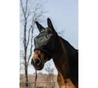 Masque anti-mouches pour cheval Equithème Teddy Noir S