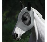 Masque anti-mouches pour cheval - Grand espace pour les yeux - Avec oreilles - Protection UV pour cheval