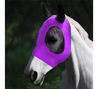 Masque anti-mouches pour cheval - Grand espace pour les yeux - Avec oreilles - Protection UV pour cheval